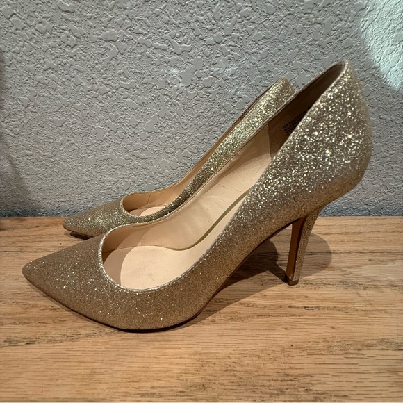 Nine West Gold‎ Jackpot Pumps Heels Size 8 - Picture 5 of 8